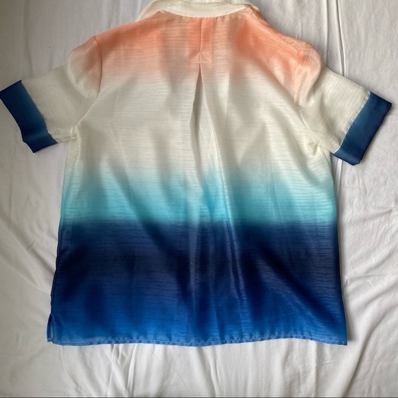 Maje Rainbow Sheer Blouse - Picture 3 of 4